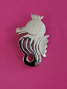 Seahorse Sterling Silver .925 Pin Brooch - Picture 1 of 2