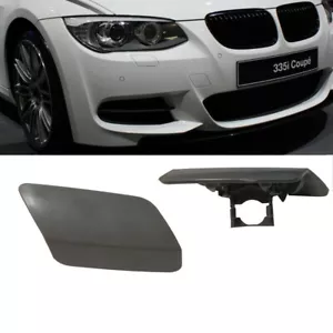 L&R para BMW E92 E93 LCI 2009-2013 Faro Tapa Lavadora Cubierta Con solapa Borde Parachoques - Imagen 1 de 10