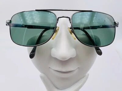 Gafas de sol vintage Sergio Tacchini ST1075 Gunmetal piloto Italia SOLO MARCOS Foto 1 de 4