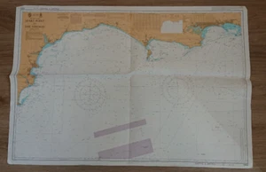 Admiralty Chart No. 2454 – 1988 – Start Point to The Needles - Picture 1 of 6