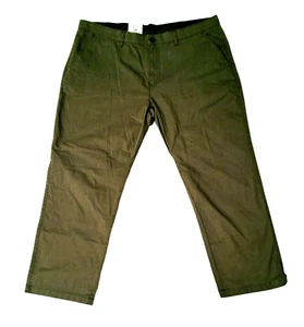 Pantalones de trabajo de lavandería ingleses para hombre 40Wx30L 4 bolsillos trabillas para cinturón verde - Imagen 1 de 2