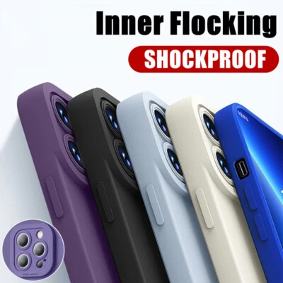 Case For iPhone 15 14 Pro Max Plus 13 12 16 Shockproof Silicone Soft Phone Cover - Image 1 of 4