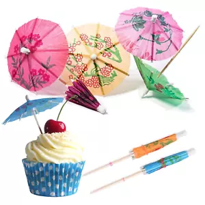 4" Cocktail Regenschirm Sonnenschirm Zahnstocher - Paket 288Ct - Bild 1 von 12