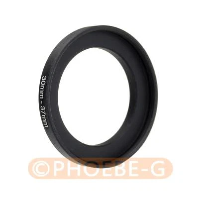30mm to 37mm 30-37mm Step Up Filter Ring Adapter Black - Image 1 of 3