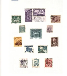 antiguo grupo Polonia en página álbum - Imagen 1 de 1