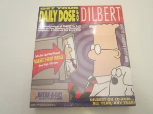 GET YOUR DAILY DOSE OF DILBERT CD-ROM & XL T-Shirt 366 Misadventures 1997 [Z199] - Picture 1 of 5