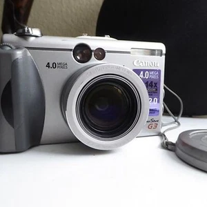 Canon Powershot G3 Digital Camera 4.0MP-Silver - Picture 1 of 10