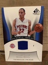 2006-07 SP Game Used Edition Authentic Fabrics Tayshaun Prince #124
