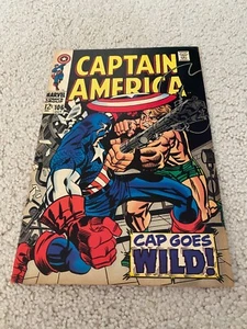 Captain America 106 VF 8.0 High Grade SHIELD Jack Kirby Art Marvel 1968 - Picture 1 of 4