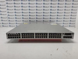 USED CISCO WS-C3850-48P-L network switch w/C3850-NM-4-1G SKU 16753 - Picture 1 of 3