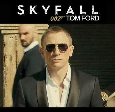 JAMESBOND SKYFALL Tom Ford MARKO FT0144 28D Gold Sunglasses Brown Polarized Lens