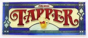 TAPPER Glass Marquee Screen Printed - PA EXCLUSIVE! - Picture 1 of 5