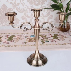 3 Candelabri in zinco Candelabro Portacandele Stand Matrimonio - Imagen 1 de 10