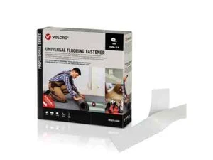 Velcro® Brand UNIVERSAL FLOORING FASTENER 107mmX 25m HOOK TAPE WHITE - Picture 1 of 4