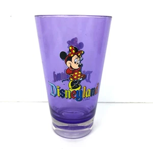 Vtg. Disneyland Minnie Mouse Purple Plastic Drinking Glass Cup Collectible RARE - Picture 1 of 4