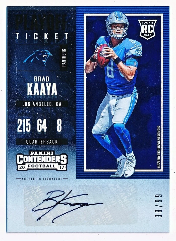 2017 Contenders Football Playoff Ticket Autograph Auto Rc SP /49 /99 - You Pick - Image 1 of 2