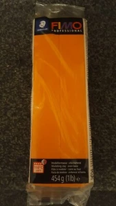 FIMO PROFESSIONAL MODELLING CLAY ORANGE 454G - Picture 1 of 1