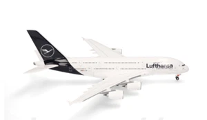 1:200 Herpa Lufthansa Airbus A380 Passenger Airplane Diecast Model - Picture 1 of 1