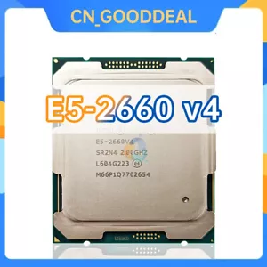 Intel Xeon E5-2660v4 SR2N4 2.0GHz 14C / 28T 35MB 105W LGA2011-3 CPU Processor - Picture 1 of 1