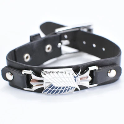 MARKENLOS Armband mit Aufklärungstrupp Symbol für Attack on Titan Fans Survey Corps