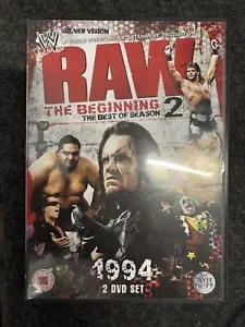 WWE Raw The Beginning The Best of Season 2 1994 DVD | Wrestling WWF FREEPOST - Picture 1 of 1
