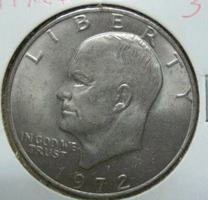 1972 D Eisenhower Dollar (sku40) - Bild 1 von 2