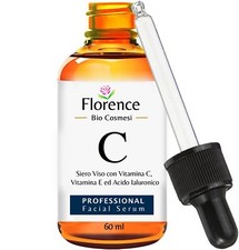 Siero Viso con Acido Ialuronico Puro e Vitamina C di Altissima Qualità, 60ml