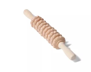 Rodillo de masaje de madera, 15,8 x 2,18 pulgadas, herramienta manual de alivio de tensión - Imagen 1 de 6