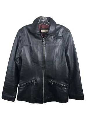 BET Logo Black Entertainment Television Excelled Leather Jacket - Women’s Medium - Image 1 of 4