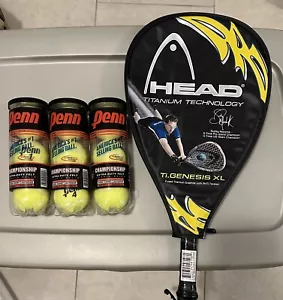 HEAD Ti GENESIS II Raquetballschläger TITANIUM TECHNOLOGY mit ANTI TORSION 3 5/8 - Bild 1 von 2