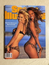 1996 Sports Illustrated SwimSuit Tyra Banks & Valeria Mazza sexy Retail cover