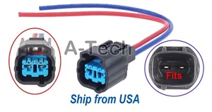 Sensor de temperatura del aire de admisión de 2 pines para 1996-2000 Honda Civic Acura 1545-2W 1B125 - Imagen 1 de 2