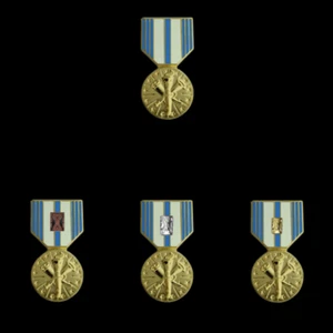 US ARMED FORCES RESERVE MEDAL HAT PIN US MILITARY BRANCHES W/ATTACHMENT OPTIONS - Picture 1 of 9