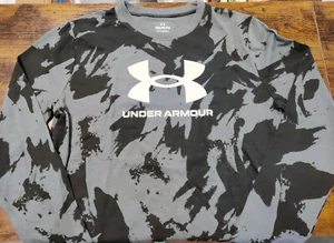 Under Armour Plume Wave Longsleeve, Pitch Gray Plume Wave Youth Large  - Bild 1 von 4
