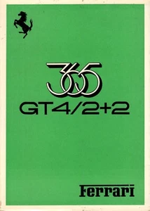 FERRARI 365 GT4/2+2 ~ 1973 ~ Operating Maintenance Service HANDBOOK Manual - Picture 1 of 4