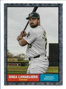 Shea Langeliers 2024 Topps Archives Silver Foil #13 - Oakland Athletics - Picture 1 of 2