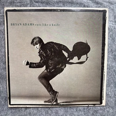 Vintage Bryan Adams Vinyl LP Cuts Like A Knife 1983 A&M Rock Album Lyrics Insert - Image 1 of 4