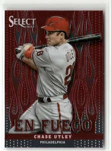 Panini Select 2013 #ef28 Chase Utley en fuego Philadelphia Phillies - Imagen 1 de 2