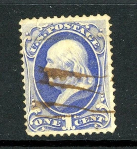 US Scott # 145 - gebraucht - schöne Zentrierung - Pen Cancel - CV=20,00€ (1-C254) - Bild 1 von 2