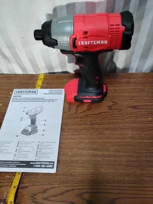 Craftsman V20 MAX 1/4" Impact Driver CMCF800 (Tool Only) **NEW** B 18 - Image 1 of 3