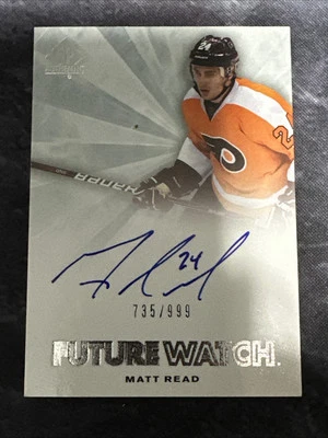 2011-12 SP Authentic Future Watch 231 Matt Read Philadelphia Flyers - Image 1 of 2