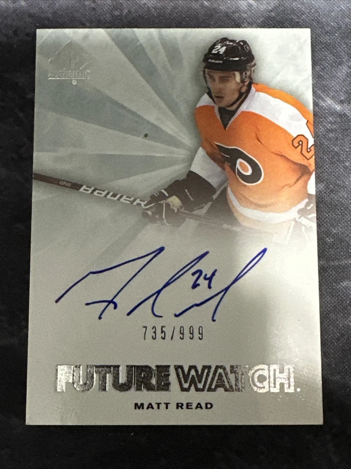 2011-12 SP Authentic Future Watch 231 Matt Read Philadelphia Flyers - Image 1 of 2