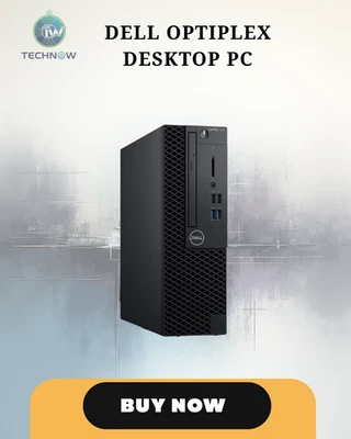 DELL OptiPlex Desktop PC i5,Up to 32GB RAM, 1TB NVME SSD,Windows 11 PRO,Wifi+BT - Image 1 of 4