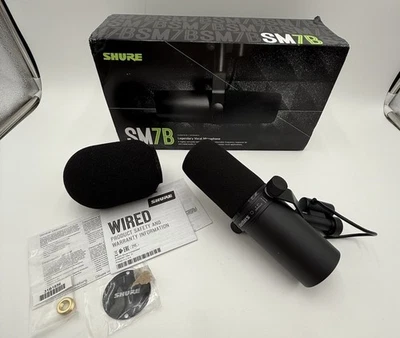 Shure SM7B Cardioid Dynamic Vocal Microphone - Image 1 of 4