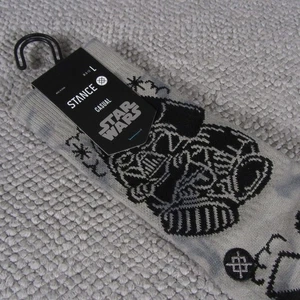 Calze Stance Casual Crew Star Wars DJ Darth Vader nere M 9-13 L cuscino medio - Foto 1 di 7