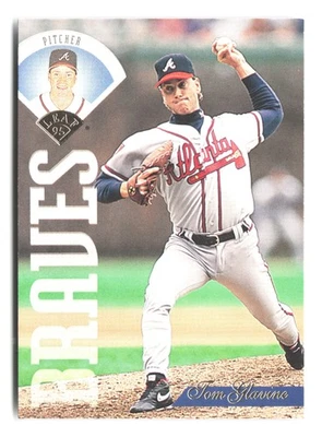 1995 Leaf #250 Tom Glavine - Image 1 of 2