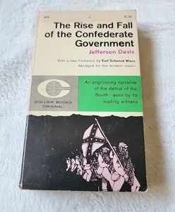 Rise & Fall of the Confederate Government Jefferson Davis 1961 Vintage PB - Bild 1 von 7