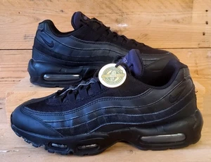 Nike Air Max 95 Entrenadores bajos de cuero/textil UK8.5/US9.5/EU43 CI3705-001 Negro - Imagen 1 de 12