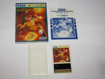 Pitfall II 2 Sega My Card SG-1000 SC-3000 SMS Japan +Box Manual CIB US Seller - Image 1 of 4
