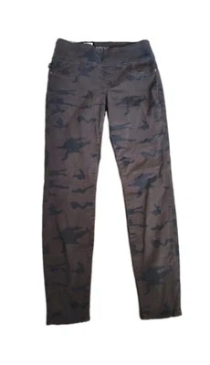NWT Rock & Republic Fever Pull On Denim Rx Womens Misses 10 Green Camo Jegging - Image 1 of 4